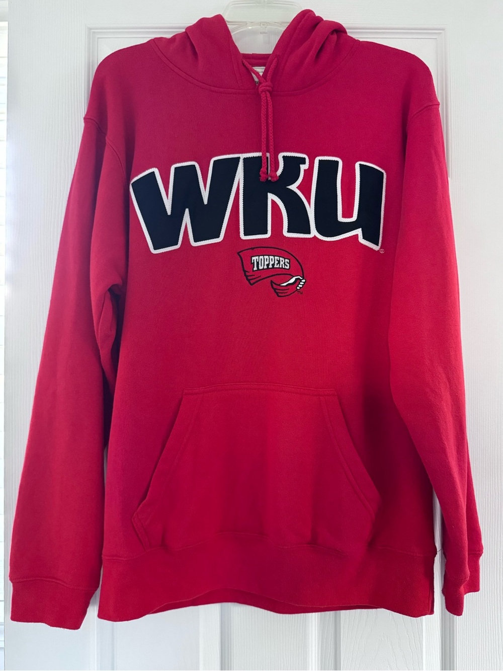 Western Kentucky University red Hoodie SZ Medium